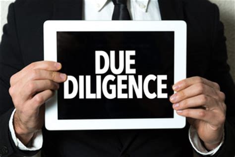 due diligence